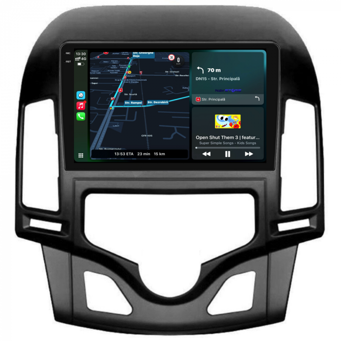 Navigatie Dedicata Hyundai I30 (2007-2012), 2K, 12Gb Ram, 256Gb Stocare, Carplay, Climatronic [4]