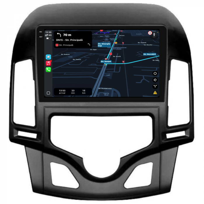 Navigatie Dedicata Hyundai I30 (2007-2012), 2K, 12Gb Ram, 256Gb Stocare, Carplay, Climatronic [5]