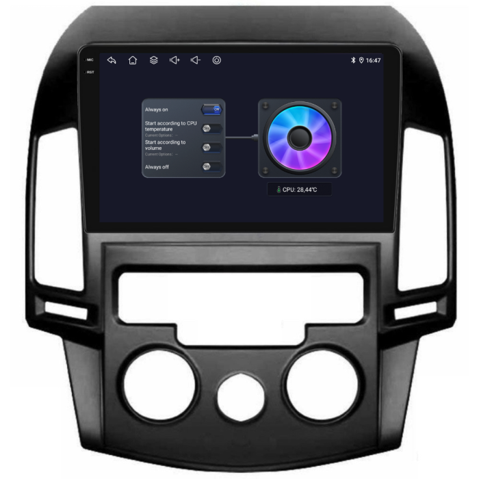 Navigatie Dedicata Hyundai I30 (2007-2012),QuadCore, 9Inch, 4Gb Ram, 64Gb Stocare, Carplay, Clima manuala [9]