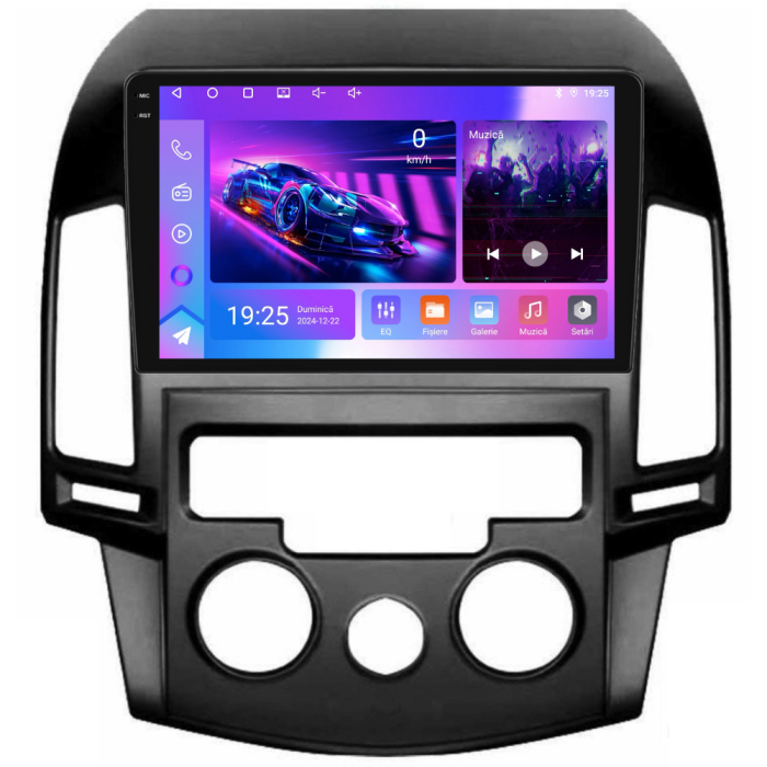 Navigatie Dedicata Hyundai I30 (2007-2012),QuadCore, 9Inch, 4Gb Ram, 64Gb Stocare, Carplay, Clima manuala [8]