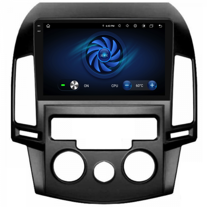 Navigatie Dedicata Hyundai I30 (2007-2012),QuadCore, 9Inch, 4Gb Ram, 64Gb Stocare, Carplay, Clima manuala [7]