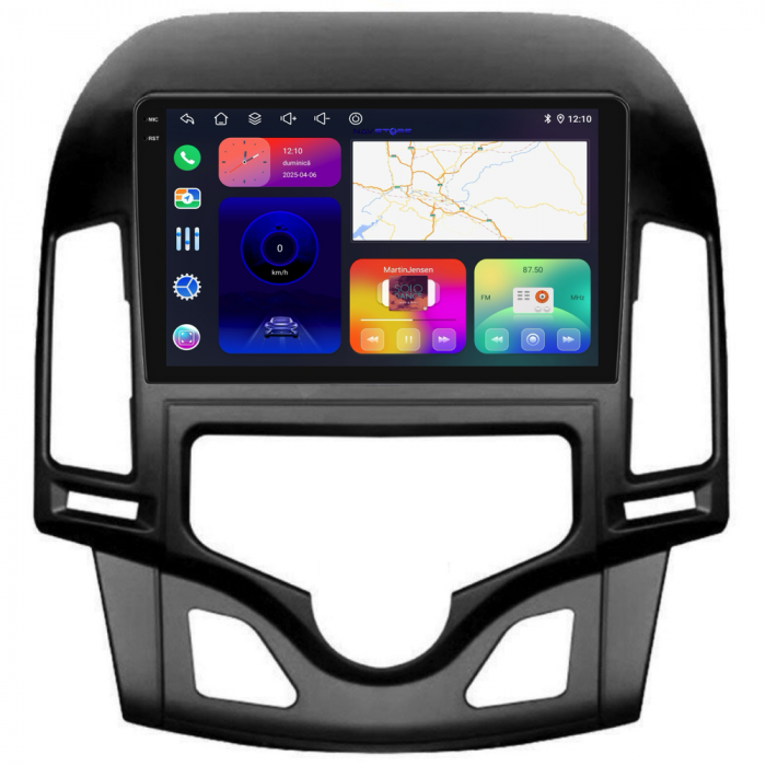 Navigatie Dedicata Hyundai I30 (2007-2012),QuadCore, 9Inch, 4Gb Ram, 64Gb Stocare, Carplay, Climatronic [6]