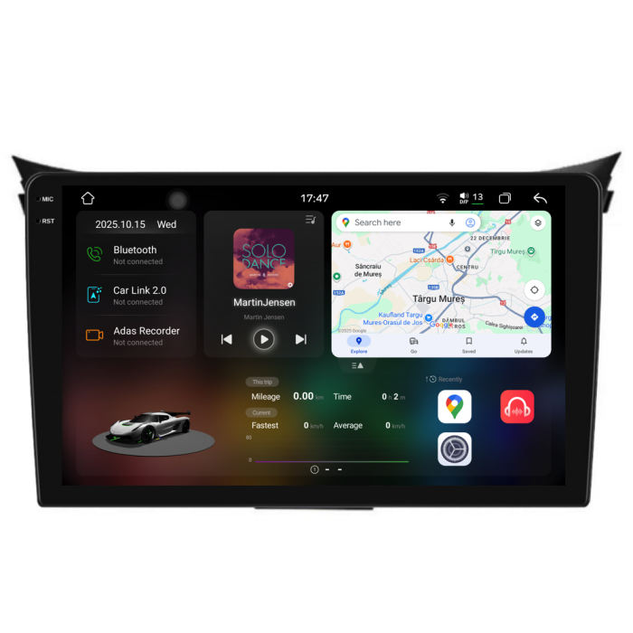 Navigatie Dedicata Hyundai I30 (2011-2015), 2K, 12Gb Ram, 256Gb Stocare, Carplay [1]