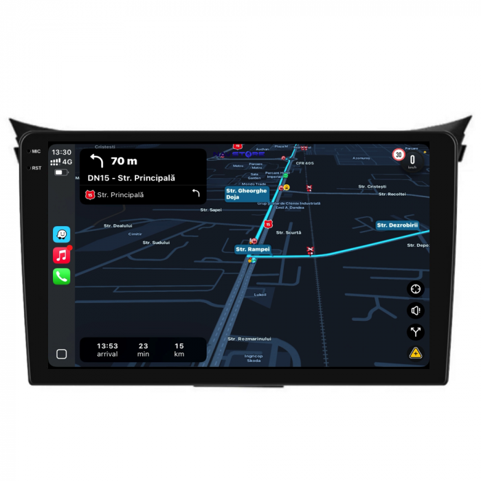 Navigatie Dedicata Hyundai I30 (2011-2015), 9Inch, 2Gb Ram, 32Gb Stocare, Carplay [3]