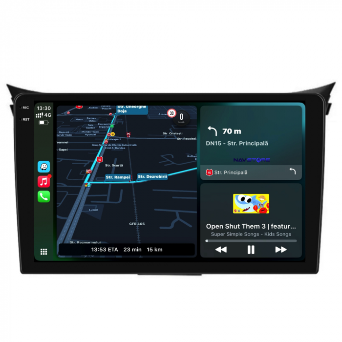 Navigatie Dedicata Hyundai I30 (2011-2015), 9Inch, 2Gb Ram, 32Gb Stocare, Carplay [2]