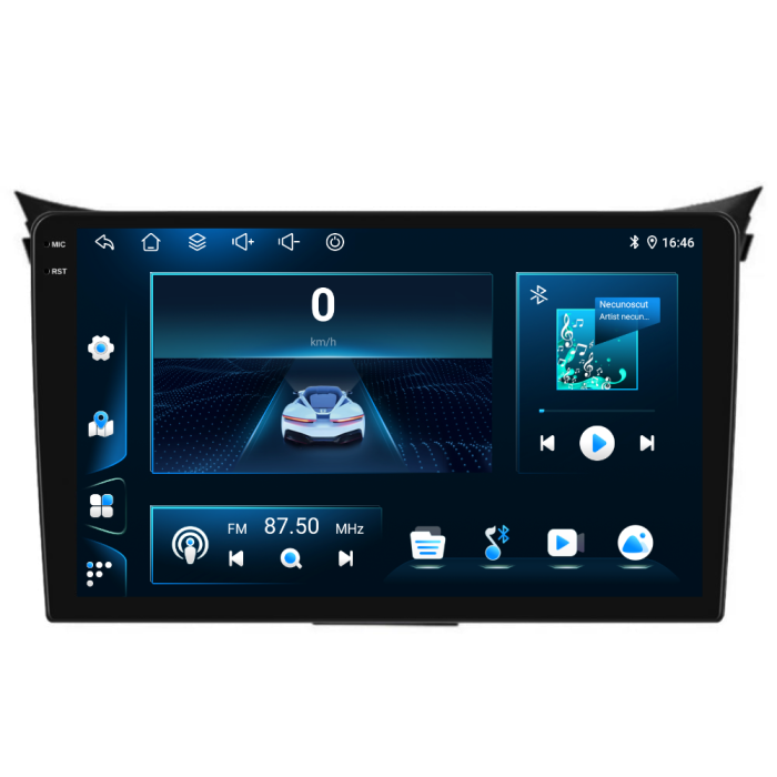 Navigatie Dedicata Hyundai I30 (2011-2015), 9Inch, 6Gb Ram, 128Gb Stocare, Carplay [7]