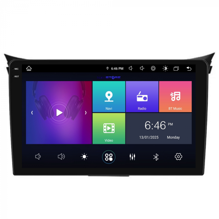 Navigatie Dedicata Hyundai I30 (2011-2015), 9Inch, 8Gb Ram, 256Gb Stocare, Carplay [7]