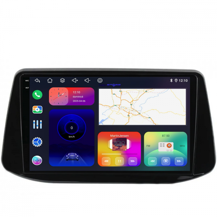 Navigatie Dedicata Hyundai I30 (2017-2022), 9Inch, 6Gb Ram, 128Gb Stocare, Carplay [6]