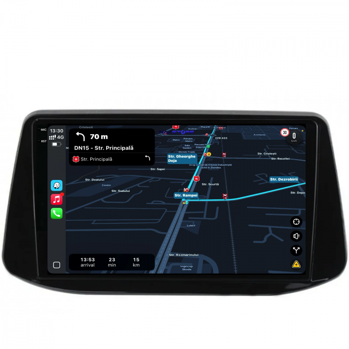 Navigatie Dedicata Hyundai I30 (2017-2022), 9Inch, 8Gb Ram, 256Gb Stocare, Carplay [3]