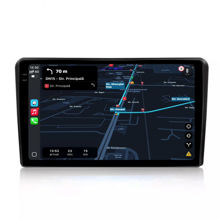 Navigatie Dedicata Hyundai I40 (2012-2020),QuadCore, 9Inch, 4Gb Ram, 64Gb Stocare, Carplay [3]