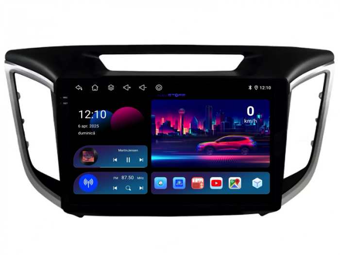 Navigatie Dedicata Hyundai IX25 (2015-2019), 10Inch, 2Gb Ram, 32Gb Stocare, Carplay [4]