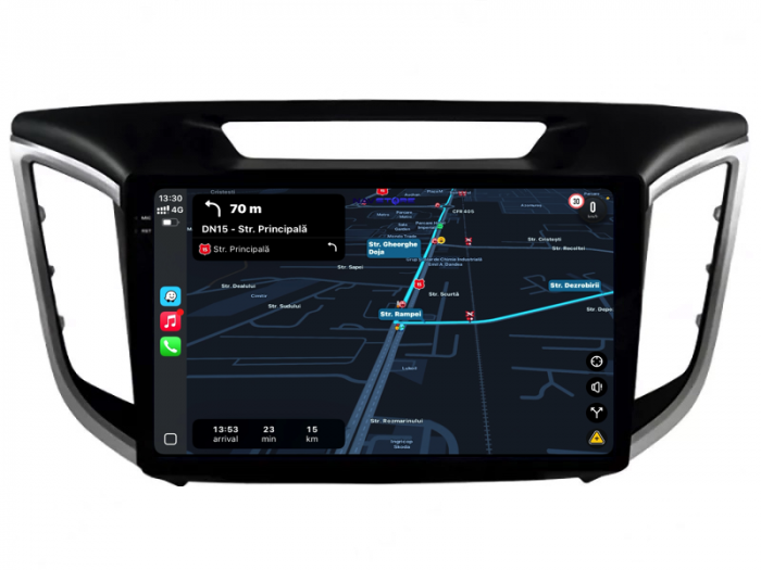 Navigatie Dedicata Hyundai IX25 (2015-2019),QuadCore, 10Inch, 4Gb Ram, 64Gb Stocare, Carplay [3]