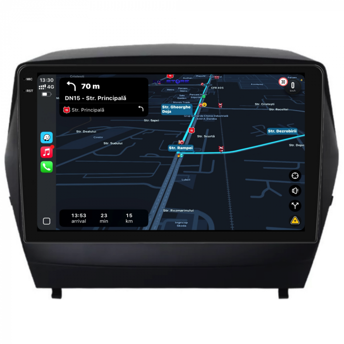 Navigatie Dedicata Hyundai IX35 (2009 - 2015), 9 Inch, 2Gb Ram, 32Gb stocare, Carplay [3]