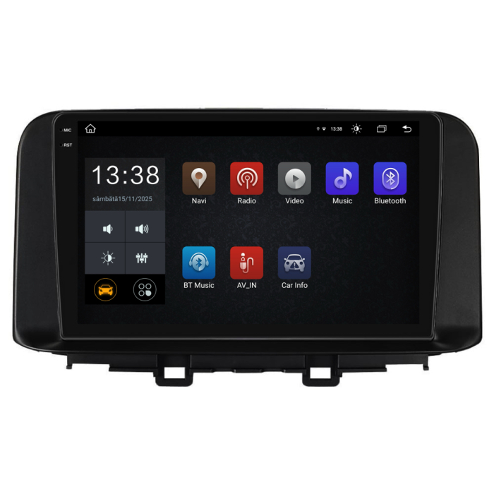 Navigatie Dedicata Hyundai Kona (2017-2023), 2K, 8Gb Ram, 256Gb Stocare, Carplay [4]