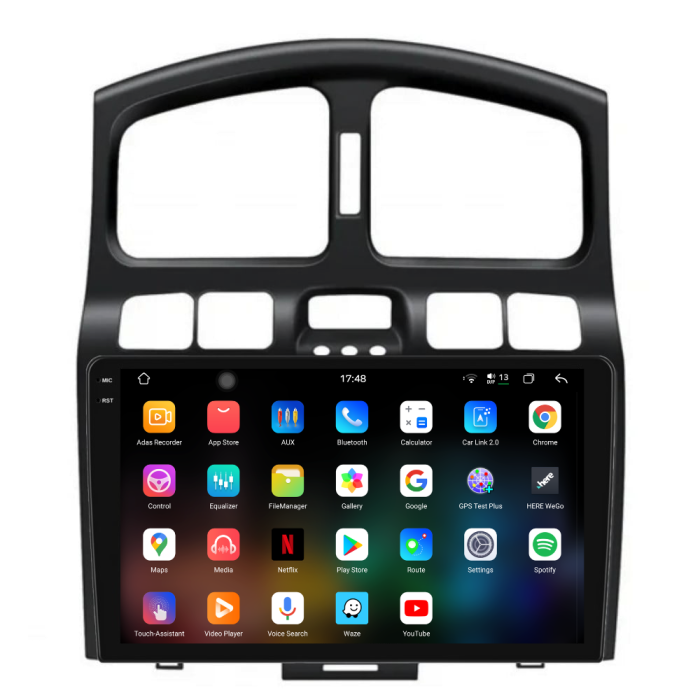 Navigatie Dedicata Hyundai Santa Fe (2000-2006), 2K, 12Gb Ram, 258Gb Stocare, Carplay [3]