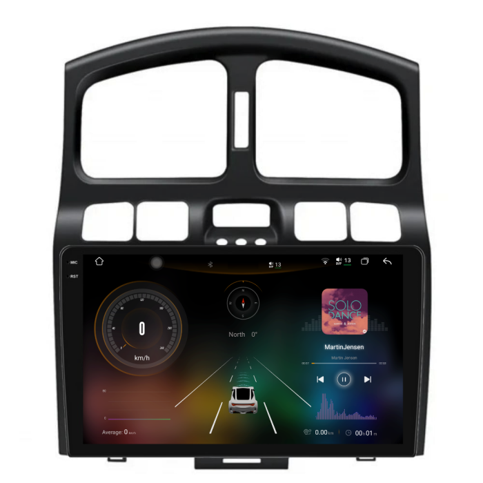 Navigatie Dedicata Hyundai Santa Fe (2000-2006), 2K, 12Gb Ram, 258Gb Stocare, Carplay [2]