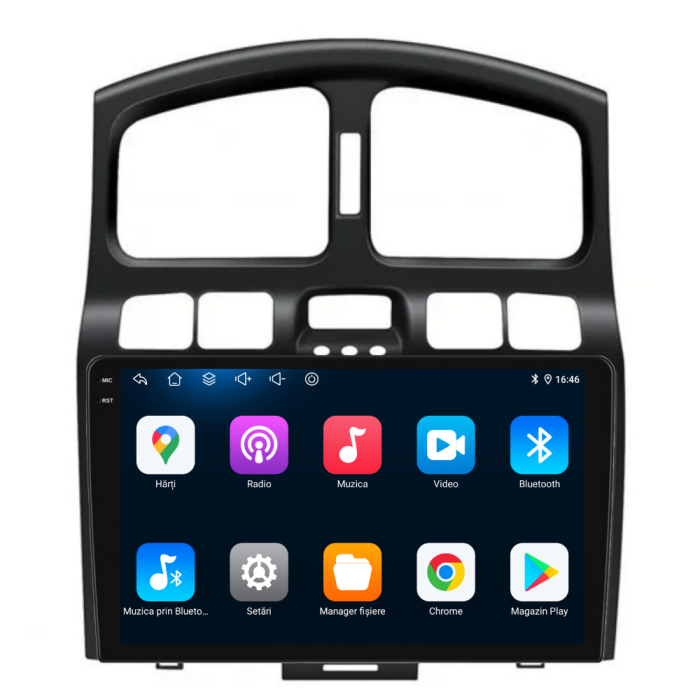 Navigatie Dedicata Hyundai Santa Fe (2000-2006), 9Inch, 2Gb Ram, 32Gb Stocare, Carplay [5]