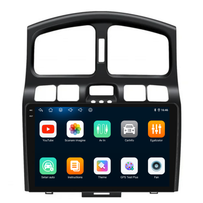 Navigatie Dedicata Hyundai Santa Fe (2000-2006), 9Inch, 4Gb Ram, 64Gb Stocare, Carplay [6]
