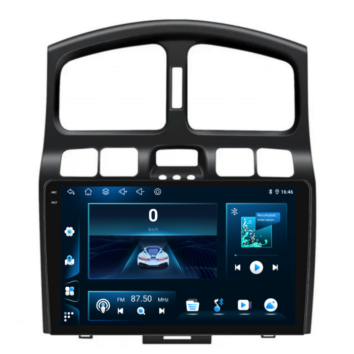Navigatie Dedicata Hyundai Santa Fe (2000-2006), 9Inch, 4Gb Ram, 64Gb Stocare, Carplay [7]