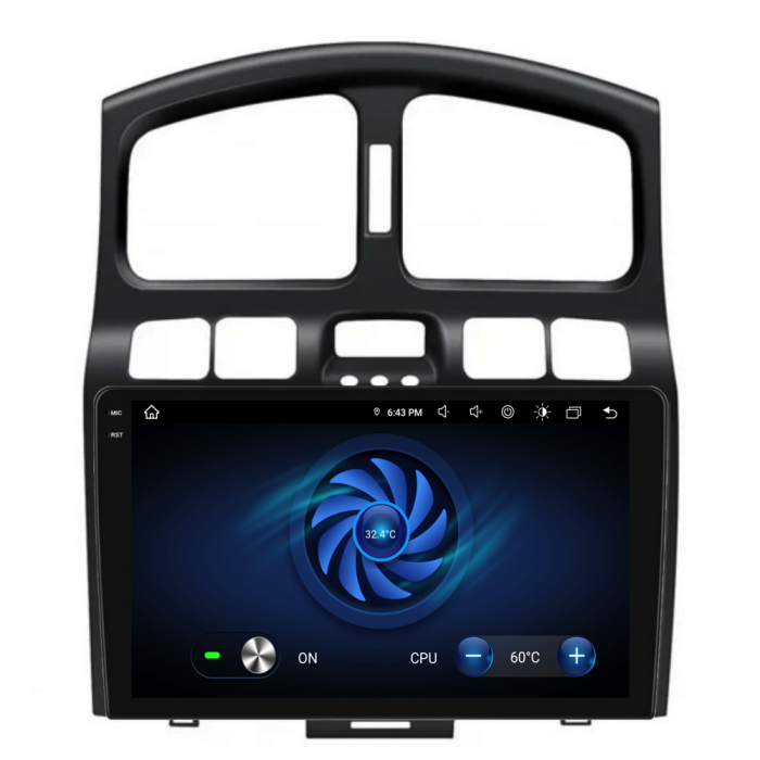 Navigatie Dedicata Hyundai Santa Fe (2000-2006), 9Inch, 6Gb Ram, 128Gb Stocare, Carplay [7]