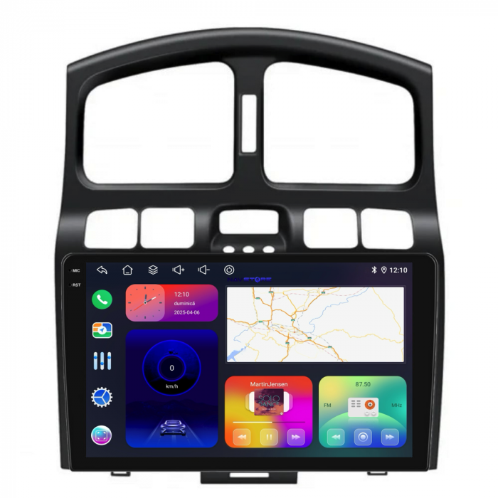 Navigatie Dedicata Hyundai Santa Fe (2000-2006),QuadCore, 9Inch, 4Gb Ram, 64Gb Stocare, Carplay [6]