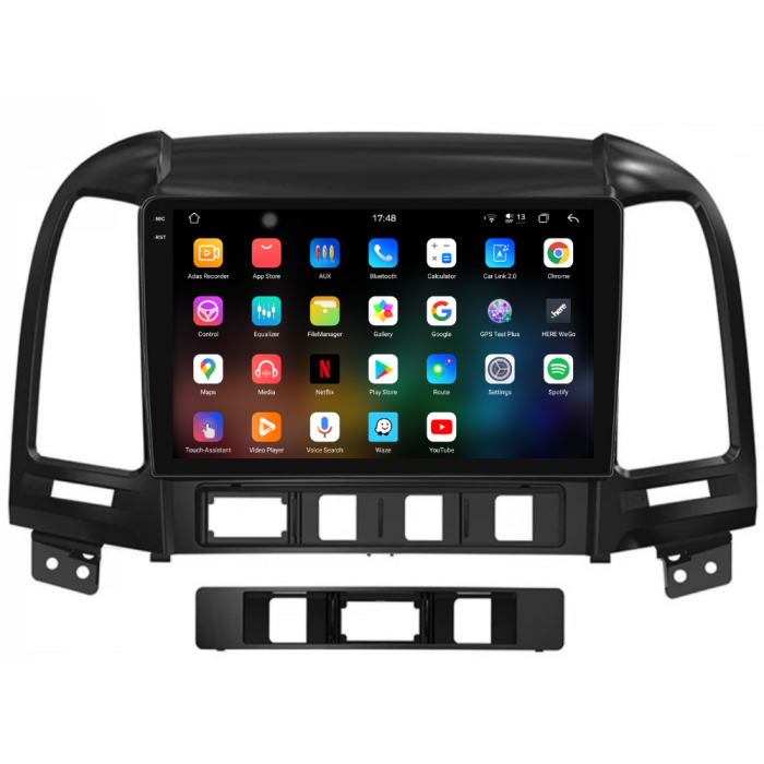 Navigatie Dedicata Hyundai Santa Fe (2005-2012), 2K, 12Gb Ram, 256Gb Stocare, Carplay [3]