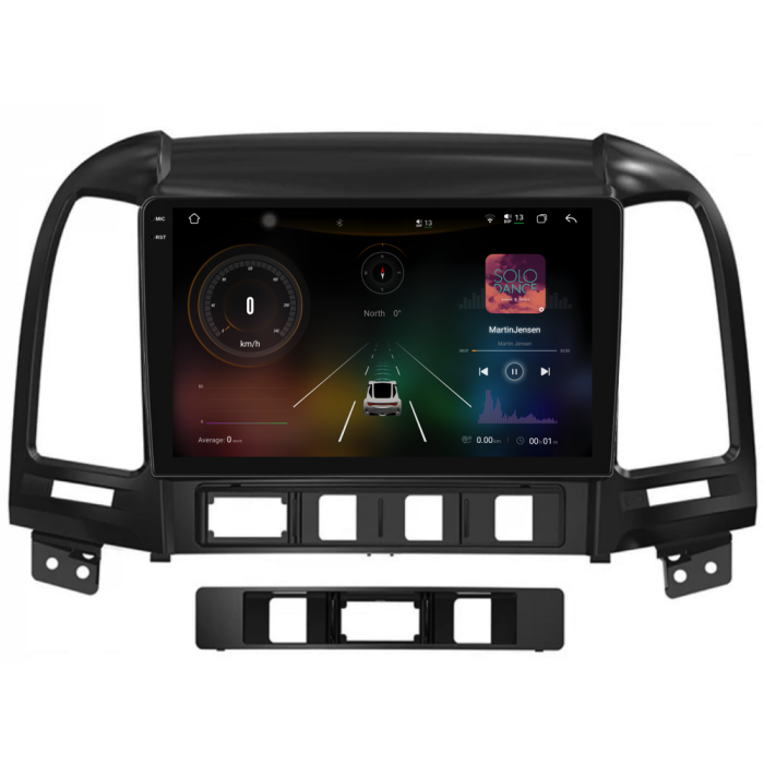 Navigatie Dedicata Hyundai Santa Fe (2005-2012), 2K, 12Gb Ram, 256Gb Stocare, Carplay [2]