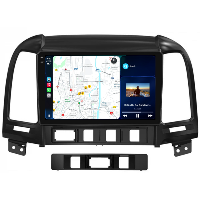 Navigatie Dedicata Hyundai Santa Fe (2005-2012), 9Inch, 2Gb Ram, 32Gb Stocare, Carplay [2]