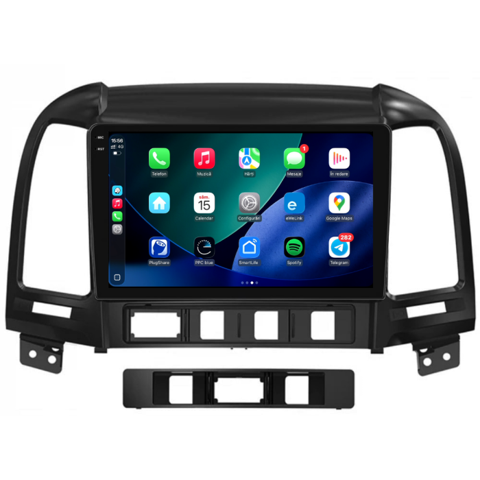 Navigatie Dedicata Hyundai Santa Fe (2005-2012), 9Inch, 2Gb Ram, 32Gb Stocare, Carplay [3]
