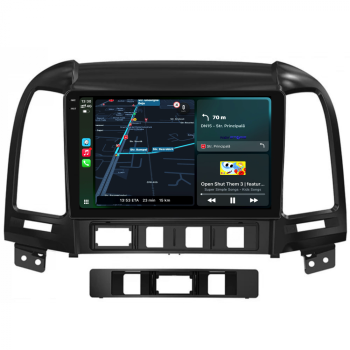 Navigatie Dedicata Hyundai Santa Fe (2005-2012), 9Inch, 6Gb Ram, 128Gb Stocare, Carplay [2]