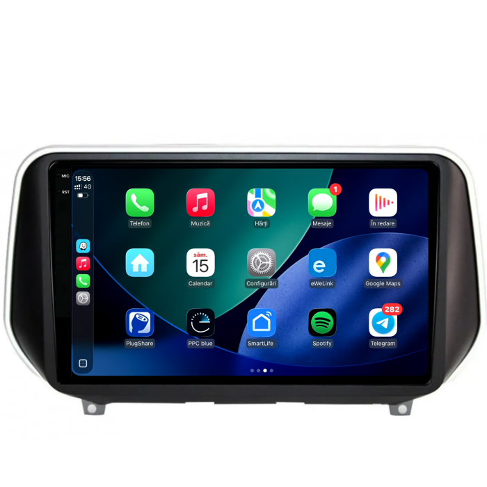 Navigatie Dedicata Hyundai SantaFe (2018-2024), 2K, 8Gb Ram, 256Gb Stocare, Carplay [3]