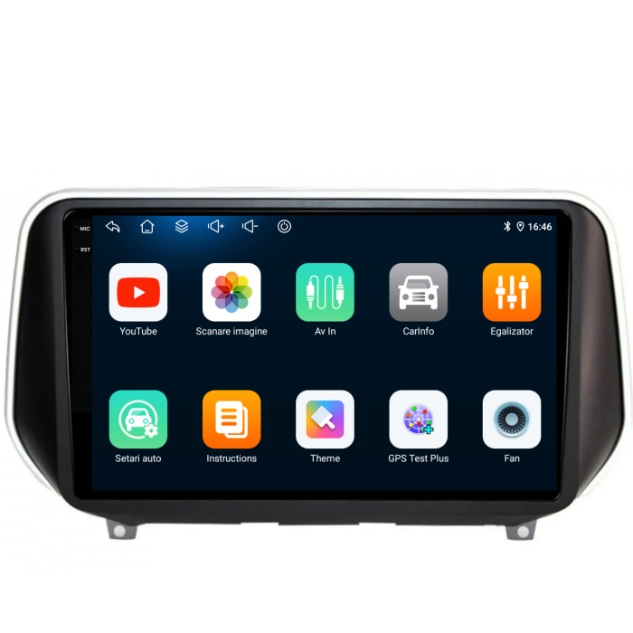 Navigatie Dedicata Hyundai SantaFe (2018-2024), 9Inch, 6Gb Ram, 128Gb Stocare, Carplay [6]