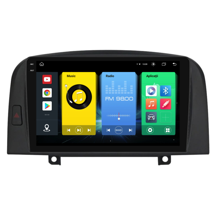 Navigatie Dedicata Hyundai Sonata (2004-2008), 2K, 8Gb Ram, 256Gb Stocare, Carplay [5]