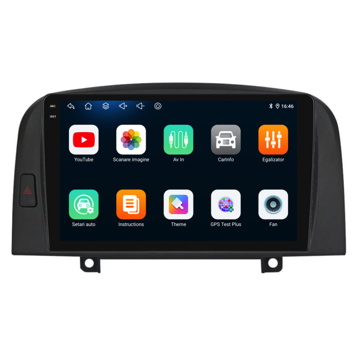 Navigatie Dedicata Hyundai Sonata (2004-2008), 9Inch, 4Gb Ram, 64Gb Stocare, Carplay [6]