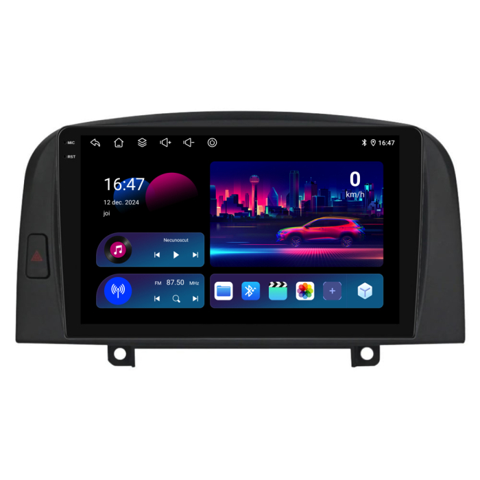 Navigatie Dedicata Hyundai Sonata (2004-2008), 9Inch, 6Gb Ram, 128Gb Stocare, Carplay [4]