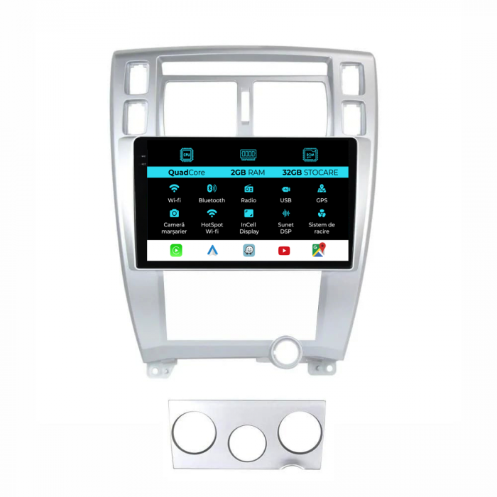 Navigatie Dedicata Hyundai Tucson (2006-2013), 9Inch, 2Gb Ram, 32Gb Stocare, Carplay [1]