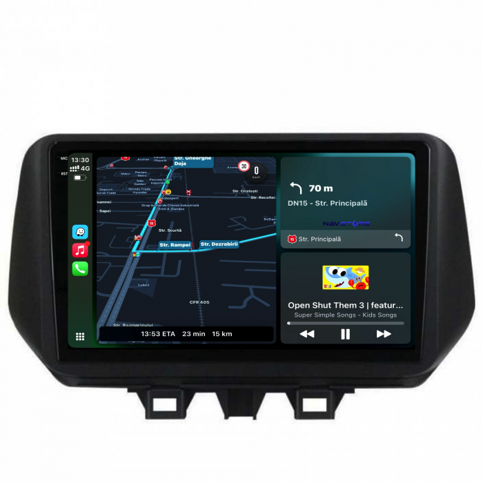 Navigatie Dedicata Hyundai Tucson (2018-2020), 9 Inch, 4Gb Ram, 64Gb stocare, Carplay [2]