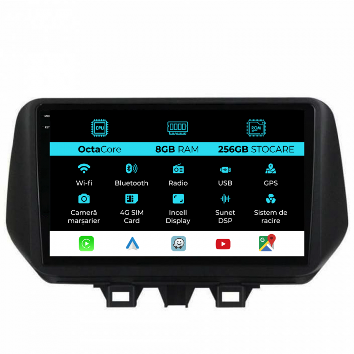 Navigatie Dedicata Hyundai Tucson (2018-2020), 9 Inch, 8Gb Ram, 256Gb stocare, Carplay [1]