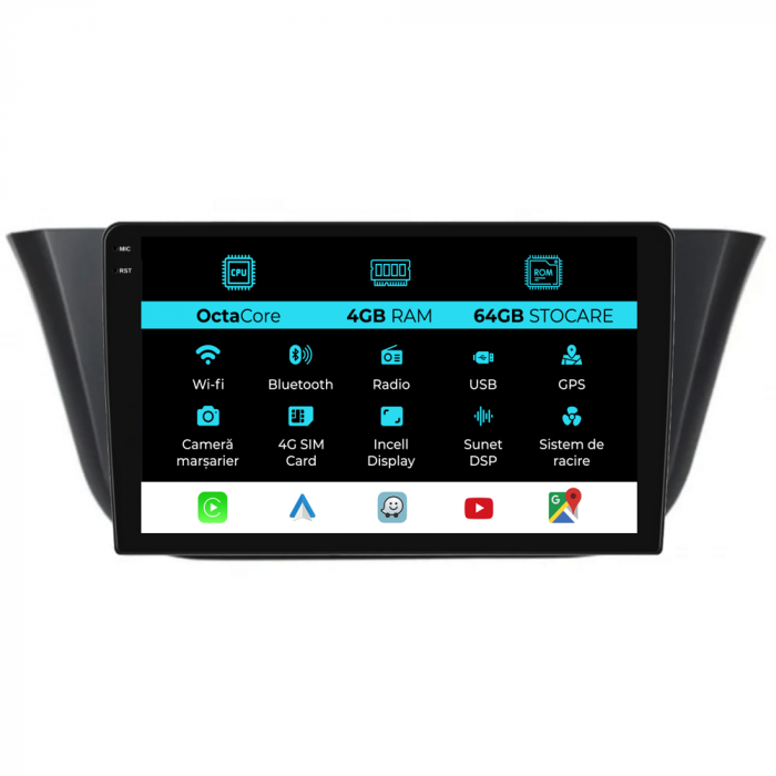 Navigatie Dedicata Iveco Daily (2014-2021), 9Inch, 4Gb Ram, 64Gb Stocare, Carplay [1]