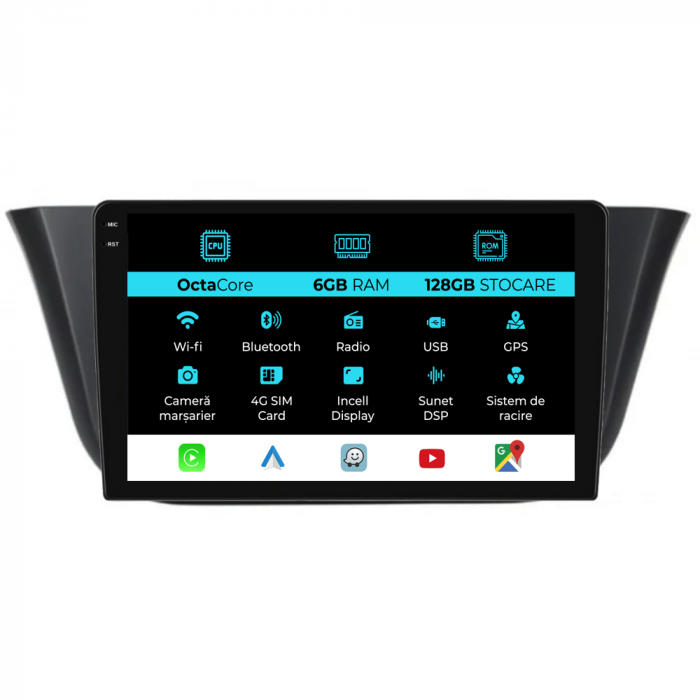 Navigatie Dedicata Iveco Daily (2014-2021), 9Inch, 6Gb Ram, 128Gb Stocare, Carplay [1]