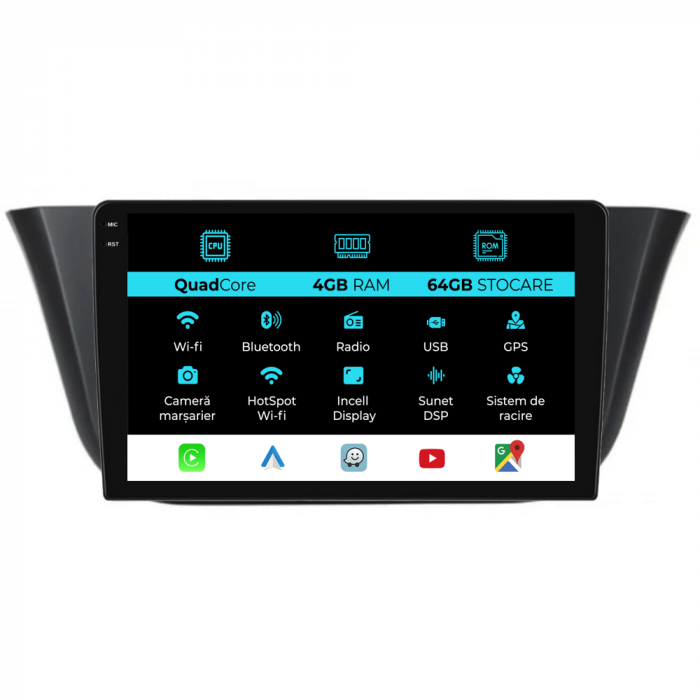 Navigatie Dedicata Iveco Daily (2014-2021),QuadCore, 9Inch, 4Gb Ram, 64Gb Stocare, Carplay [1]