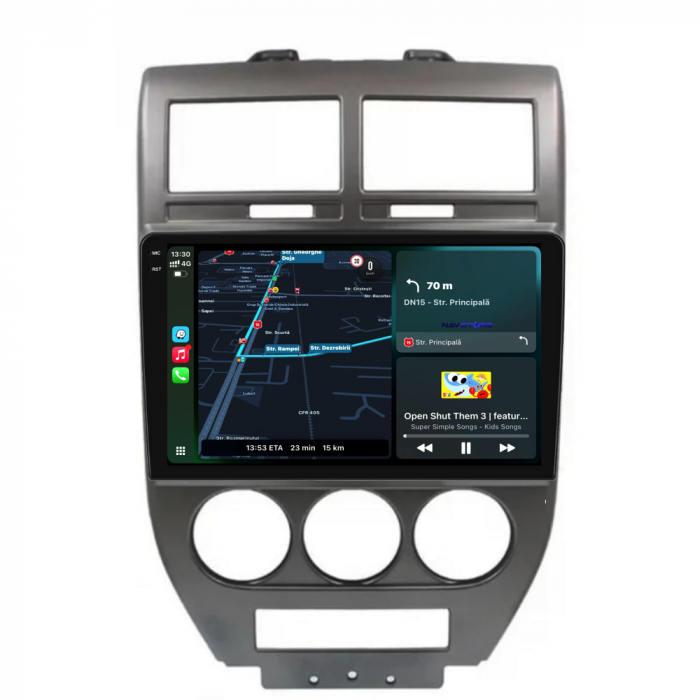 Navigatie Dedicata Jeep Compass (2006-2010), 9Inch, 2Gb Ram, 32Gb Stocare, Carplay [2]