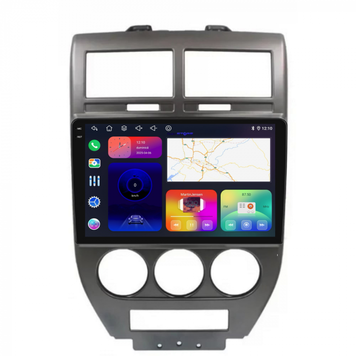 Navigatie Dedicata Jeep Compass (2006-2010), 9Inch, 2Gb Ram, 32Gb Stocare, Carplay [6]