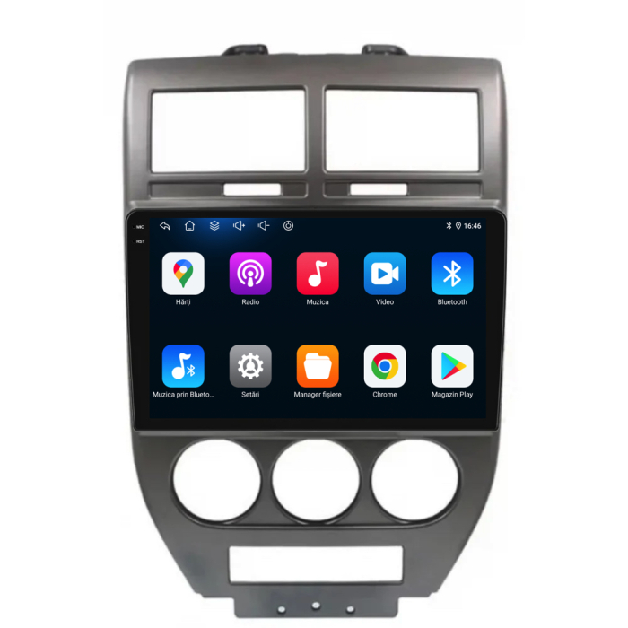 Navigatie Dedicata Jeep Compass (2006-2010), 9Inch, 6Gb Ram, 128Gb Stocare, Carplay [6]