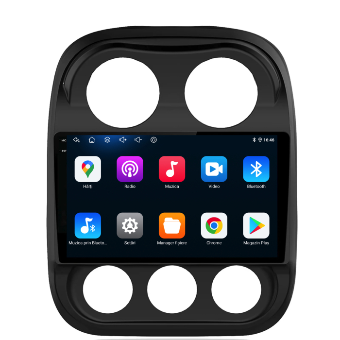 Navigatie Dedicata Jeep Compass (2010-2016), 10Inch, 4Gb Ram, 64Gb Stocare, Carplay [6]