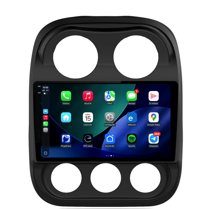Navigatie Dedicata Jeep Compass (2010-2016), 2K, 4Gb Ram, 64Gb Stocare, Carplay [3]