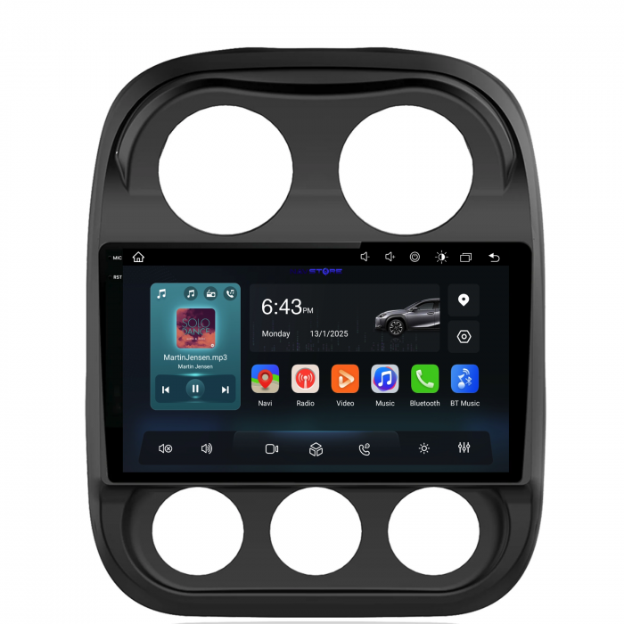 Navigatie Dedicata Jeep Compass (2010-2016),QuadCore, 10Inch, 4Gb Ram, 64Gb Stocare, Carplay [5]