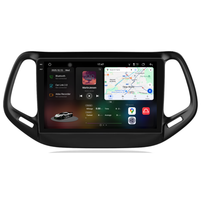 Navigatie Dedicata Jeep Compass (2016-2020), 2K, 12Gb Ram, 256Gb Stocare, Carplay [1]
