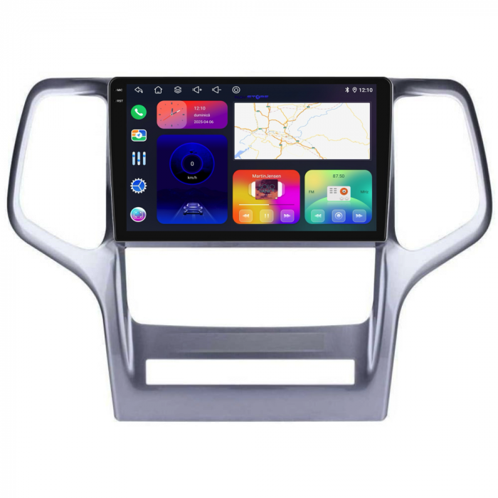 Navigatie Dedicata Jeep Grand Cherokee (2010-2014), 9Inch, 6Gb Ram, 128Gb Stocare, Carplay [5]