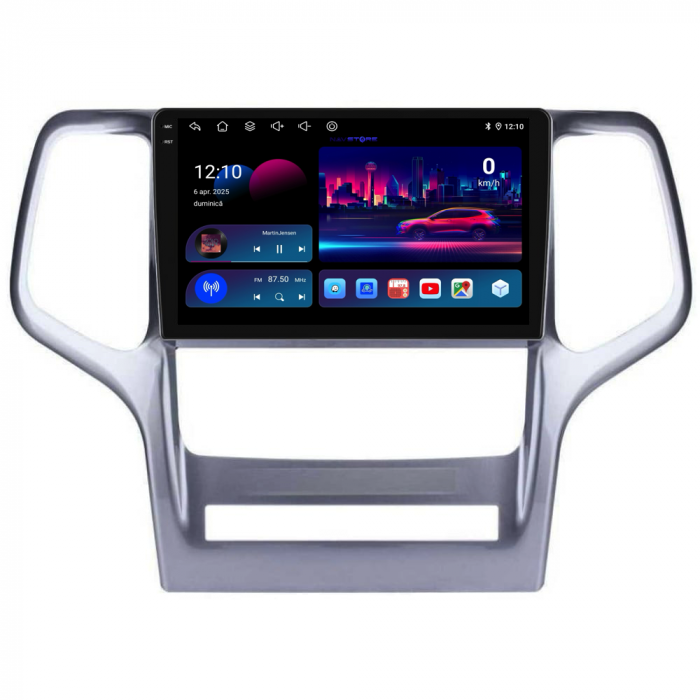 Navigatie Dedicata Jeep Grand Cherokee (2010-2014), 9Inch, 6Gb Ram, 128Gb Stocare, Carplay [4]